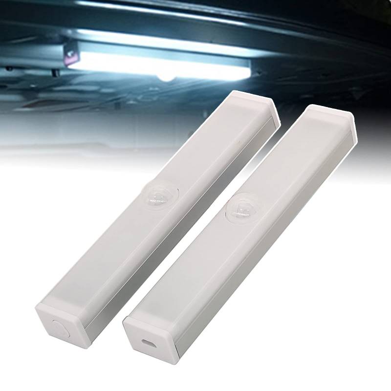 ONCCI Auto Kofferraum LED Nachtlicht Magnetisch USB Licht für Car/PKW/LKW/Treppe/Lager/Wohnwagen/Zimmer Schrankbeleuchtung LED mit Bewegungsmelder (Weiss Licht) von ONCCI