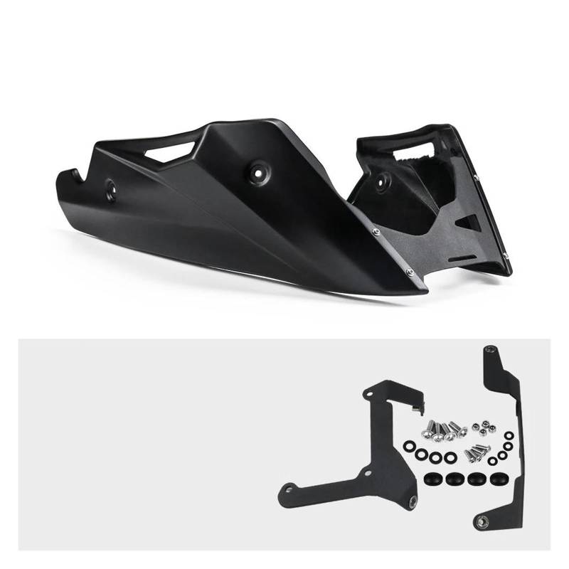 ONDAWR Motorradverkleidung Für CB750 Für Hornet CB 750 2023- Motorradzubehör Unterboden Unterboden Motor Chassis Spoiler Verkleidung Motorradspoiler(Schwarz) von ONDAWR