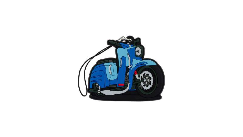 Schlüsselanhänger 3D ONE:FIFTY Schwalbe blau von PGONA
