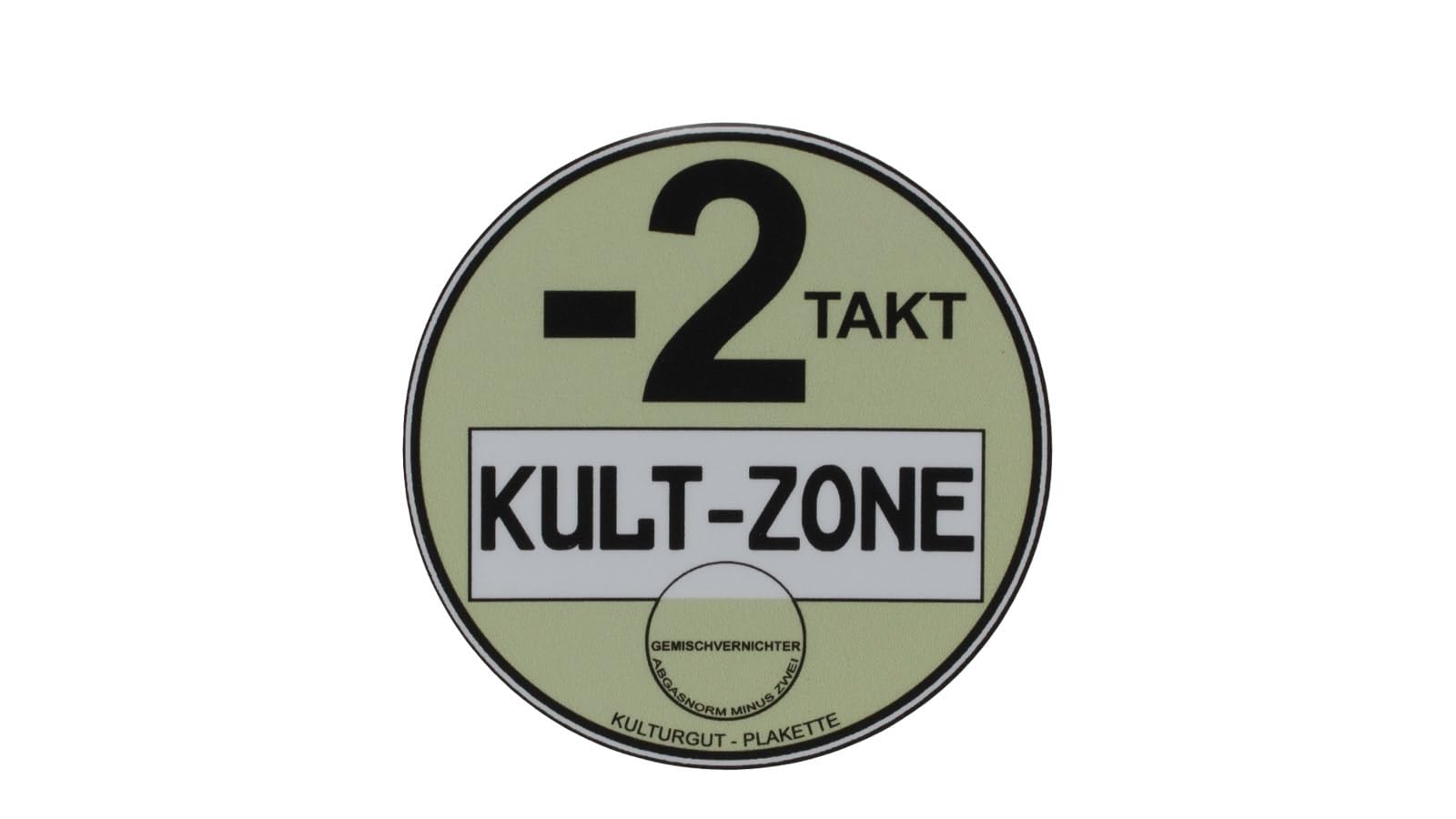 Sticker Kulturgutplakette Kult-Zone von ONE:FIFTY