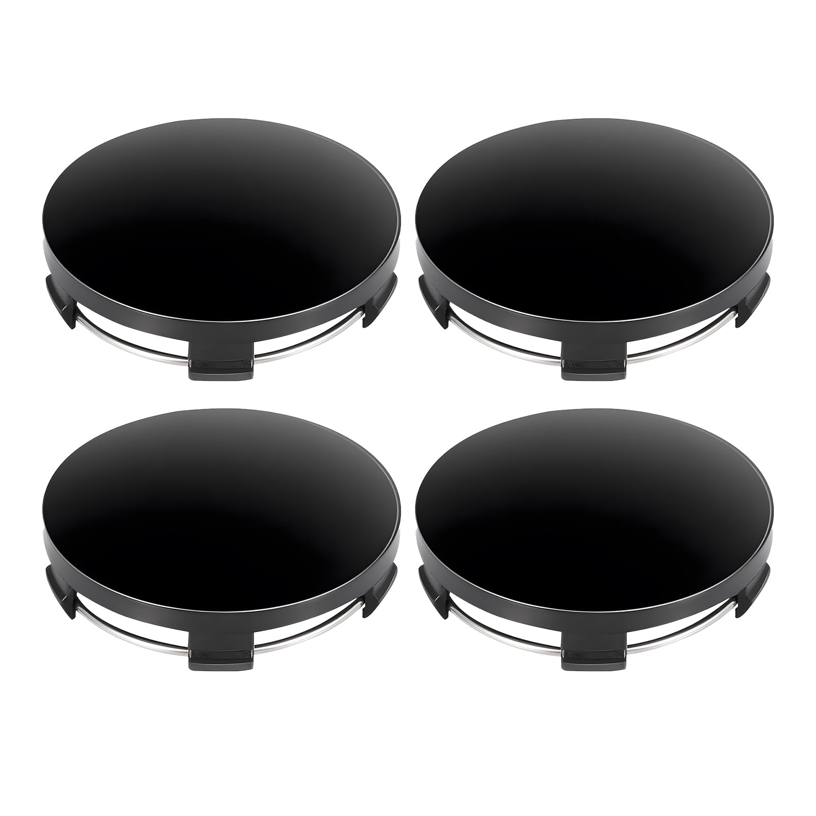 ONEBOOM 4 Stück Nabendeckel 60mm,ABS Radnabenkappen,Langlebig, Ersatz Auto Teile Nabendeckel-Schwarz ONEBOOM 4 Stück Nabendeckel 60mm,ABS Radnabenkappen,Langlebig, Ersatz Auto Teile Nabendeckel-Schwarz von ONEBOOM