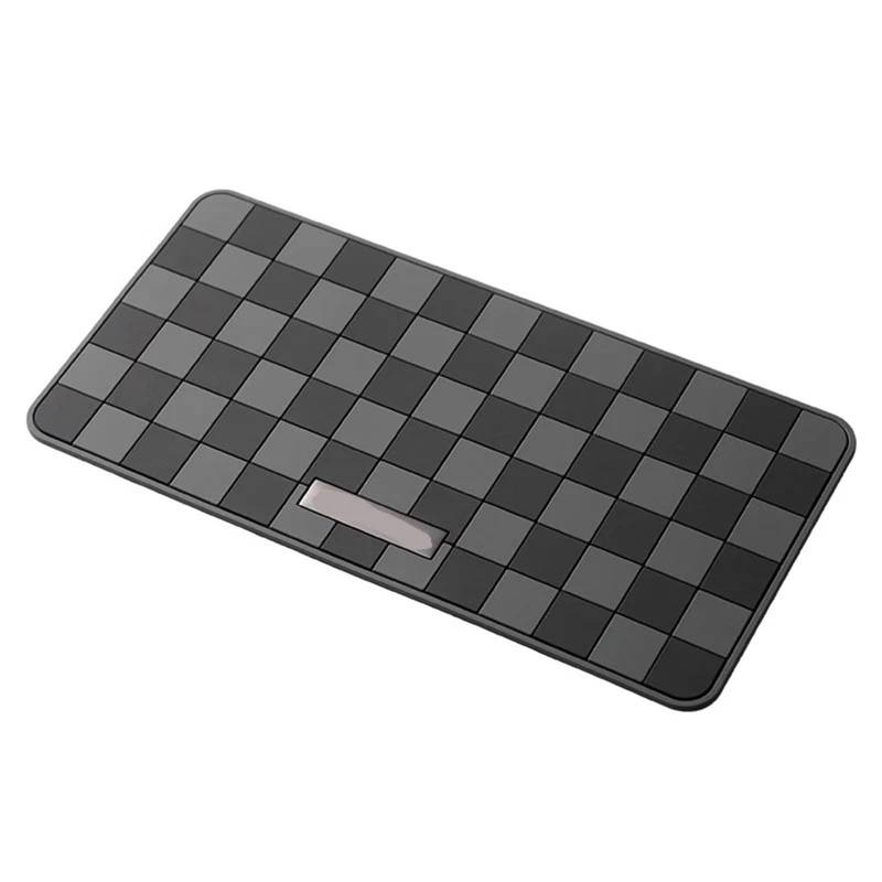 Armaturenbrett-Matte 28 * 15 cm Auto Dashboard Anti-rutsch-Matte PVC Handy Navigator Auto Matte Auto Innen Feste Schlüssel Handy Anti-Rutsch-Matte Armaturenbrett Abdeckung(Black) von ONETREND