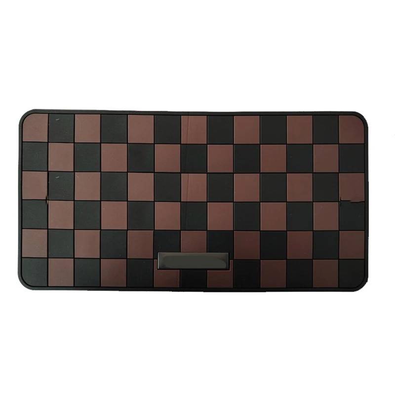 Armaturenbrett-Matte 28 * 15 cm Auto Dashboard Anti-rutsch-Matte PVC Handy Navigator Auto Matte Auto Innen Feste Schlüssel Handy Anti-Rutsch-Matte Armaturenbrett Abdeckung(Brown) von ONETREND