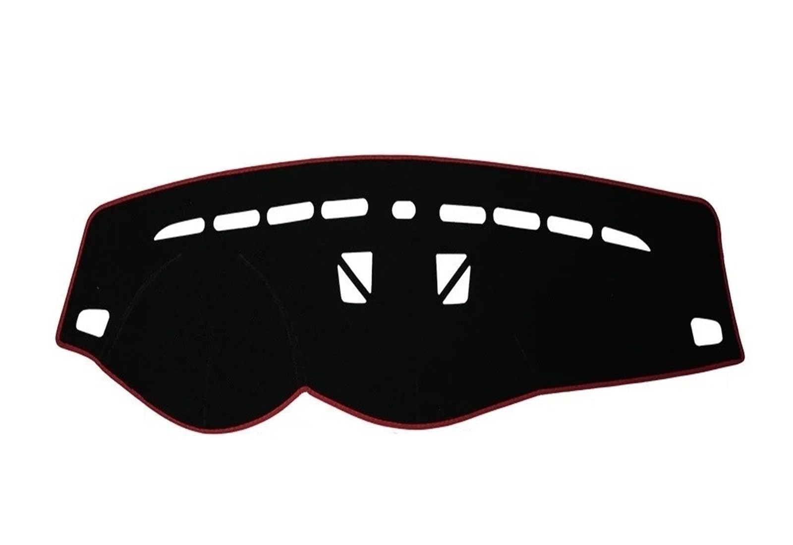 Armaturenbrett-Matte Für 3 Serie E90 E91 E92 E93 Wagon 2006 2007 2008 2009 2010 2011 LHD Dash Matte Anti-Uv Teppich Auto Dashboard Abdeckung Armaturenbrett Abdeckung(Red Polyester with Navigation) von ONETREND