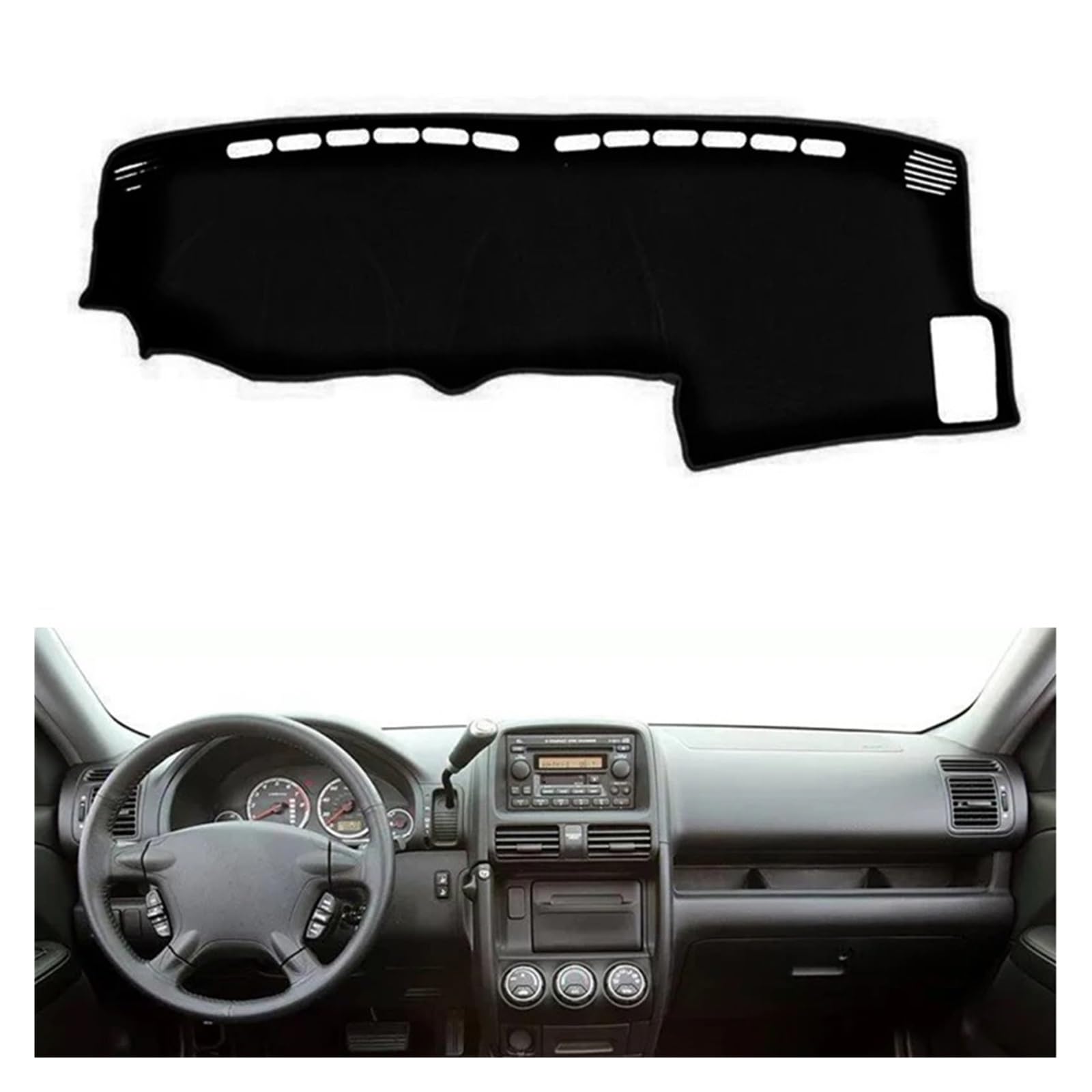 Armaturenbrett-Matte Für CR-V Für CRV 2002-2006 Auto Styling Dashmat Dashboard Abdeckung Matte Pad Anti-Glare Dash Sonnenschirm Schützen Zubehör Armaturenbrett Abdeckung(Left Hand Drive) von ONETREND
