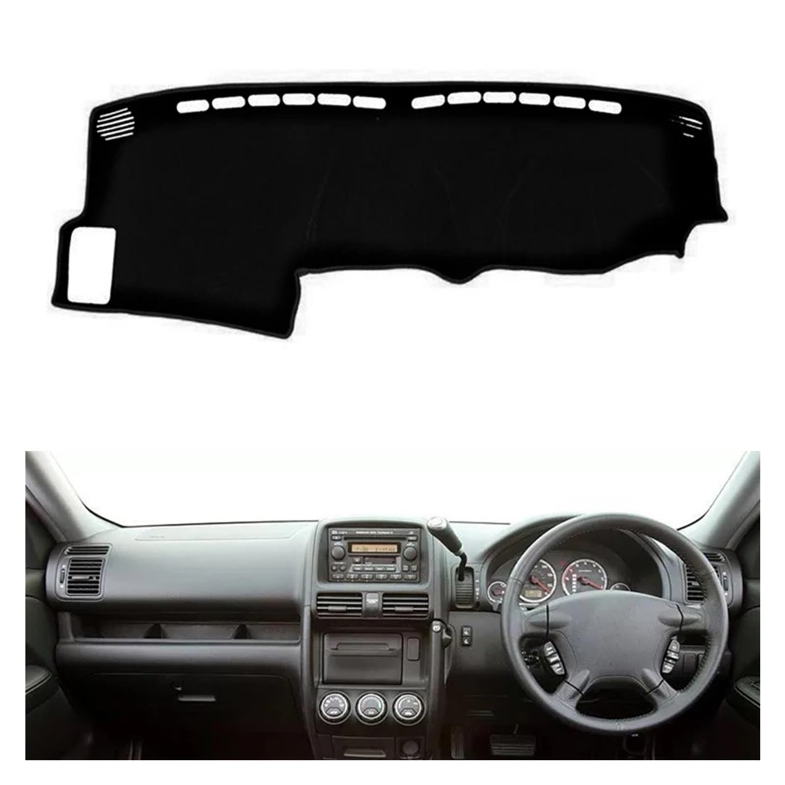 Armaturenbrett-Matte Für CR-V Für CRV 2002-2006 Auto Styling Dashmat Dashboard Abdeckung Matte Pad Anti-Glare Dash Sonnenschirm Schützen Zubehör Armaturenbrett Abdeckung(Right Hand Drive) von ONETREND