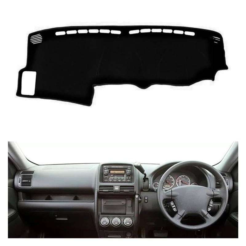 Armaturenbrett-Matte Für CR-V Für CRV 2002-2006 Auto Styling Dashmat Dashboard Abdeckung Matte Pad Anti-Glare Dash Sonnenschirm Schützen Zubehör Armaturenbrett Abdeckung(Right Hand Drive) von ONETREND