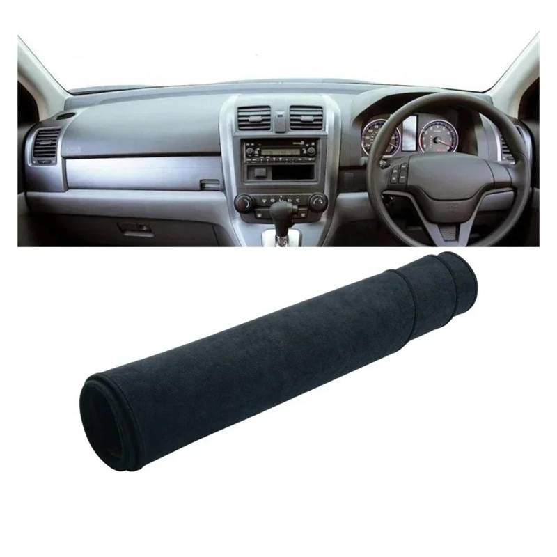 Armaturenbrett-Matte Für CRV Für CR-V III MK3 2007 2008 2009 2010 2011 Auto Dashboard Abdeckung Dash Matte Sonnenschutz Nicht-Slip Pad Innen Zubehör Armaturenbrett Abdeckung(B Black RHD) von ONETREND