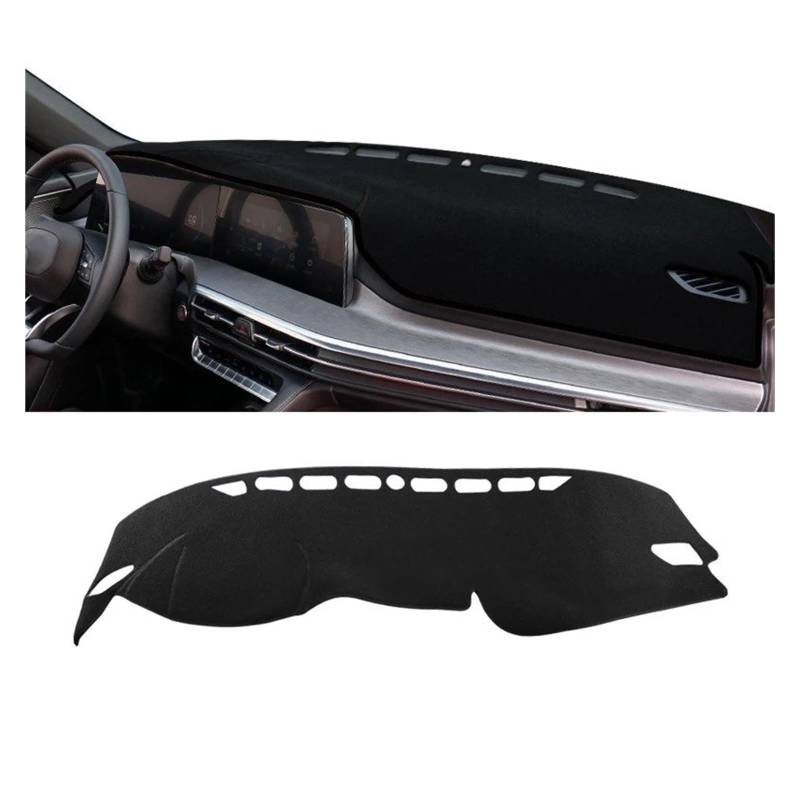 Armaturenbrett-Matte Für Changan CS35 Plus 2021 2022 2023 LHD Auto Dashboard Abdeckung Vermeiden Licht Pad Sonnenschutz Anti-Uv Teppiche Nicht-Slip Fall Matte Armaturenbrett Abdeckung(A Black Side) von ONETREND