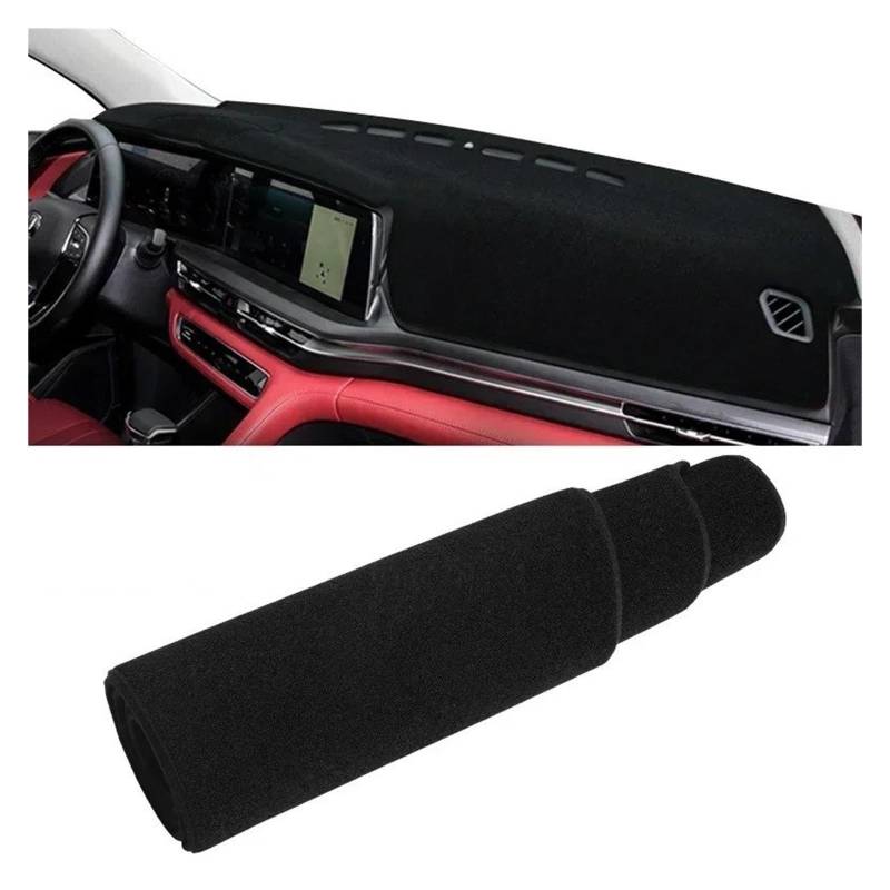 Armaturenbrett-Matte Für Changan CS75 Plus 2020 2021 2022 Auto Dashboard Abdeckung Dash Matte Sonnenschutz Nicht-Slip Pad Innen Zubehör Armaturenbrett Abdeckung(A Black Side) von ONETREND