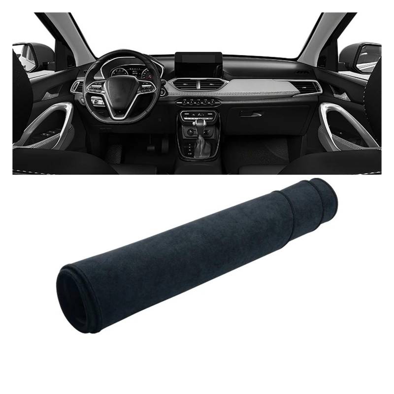 Armaturenbrett-Matte Für Chevrolet Für Captiva 2019 2020 2021 2022 2023 Auto Dashboard Abdeckung Matte Dash Board Sonnenschutz Pad Instrument Teppiche Armaturenbrett Abdeckung(B Black) von ONETREND