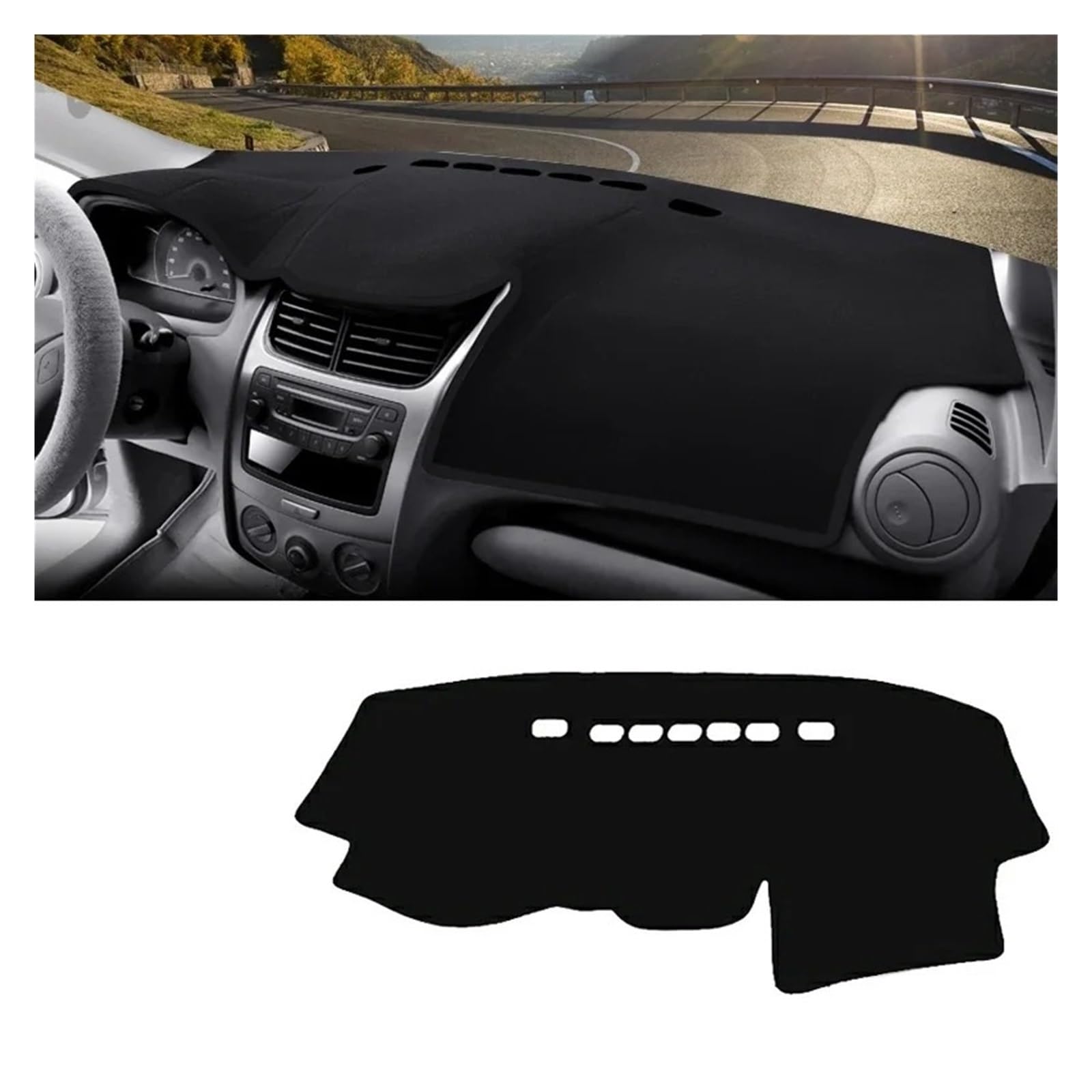 Armaturenbrett-Matte Für Chevrolet Für Sail 2009 2010 2011 2012 2013 2014 Auto Dashboard Abdeckung Instrument Schreibtisch Sonnenschutz Matte Non-slip Pad Zubehör Armaturenbrett Abdeckung(Black Side L Armaturenbrett-Matte Für Chevrolet Für Sail 2009 2010 2011 2012 2013 2014 Auto Dashboard Abdeckung Instrument Schreibtisch Sonnenschutz Matte Non-slip Pad Zubehör Armaturenbrett Abdeckung(Black Side L von ONETREND
