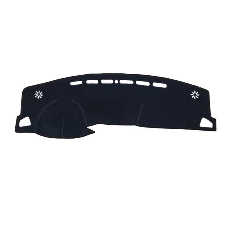 Armaturenbrett-Matte Für Haval H2 2014-2020 LHD Auto Dashboard Abdeckung Matte Sonnenschutz Pad Instrument Panel Teppiche Schutz Zubehör Armaturenbrett Abdeckung(Black Side) von ONETREND