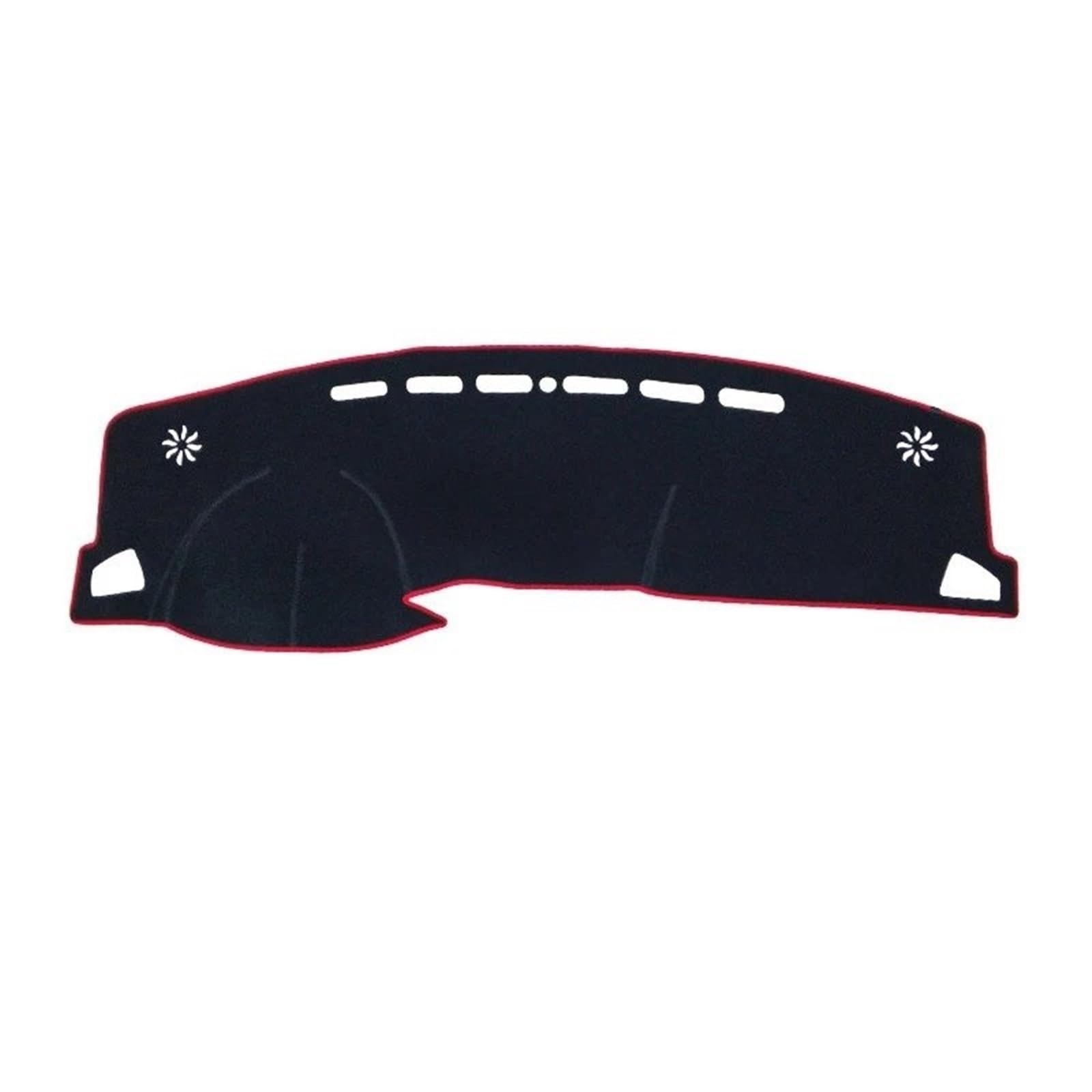 Armaturenbrett-Matte Für Haval H2 2014-2020 LHD Auto Dashboard Abdeckung Matte Sonnenschutz Pad Instrument Panel Teppiche Schutz Zubehör Armaturenbrett Abdeckung(Red Side) von ONETREND