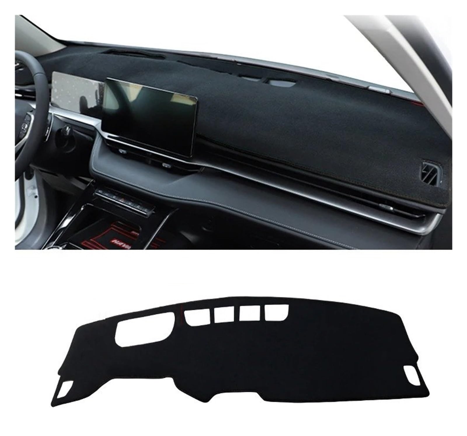 Armaturenbrett-Matte Für Haval H6 3rd Gen GT 2021 2022 2023 2024 Für PHEV Auto Dashboard Pad Instrument Plattform Schreibtisch Abdeckung Matte Anti-uv Teppich Armaturenbrett Abdeckung(A Black Side LHD Armaturenbrett-Matte Für Haval H6 3rd Gen GT 2021 2022 2023 2024 Für PHEV Auto Dashboard Pad Instrument Plattform Schreibtisch Abdeckung Matte Anti-uv Teppich Armaturenbrett Abdeckung(A Black Side LHD von ONETREND