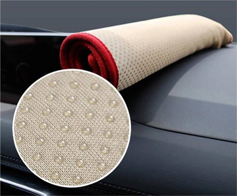 Armaturenbrett-Matte Für Jeep Für Renegade BU 2015-2022 LHD Auto Dashboard Abdeckung Matte Sonnenschutz Pad Instrument Panel Teppiche Anti-uv Zubehör Armaturenbrett Abdeckung(Red Side) von ONETREND