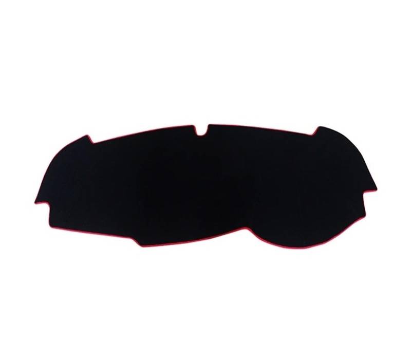 Armaturenbrett-Matte Für Kia Für Sportage 4 2016-2021 Auto Dashboard Abdeckung Vermeiden Licht Pad Instrument Plattform Abdeckung Matte Teppich Zubehör Armaturenbrett Abdeckung(A Red Side RHD) von ONETREND