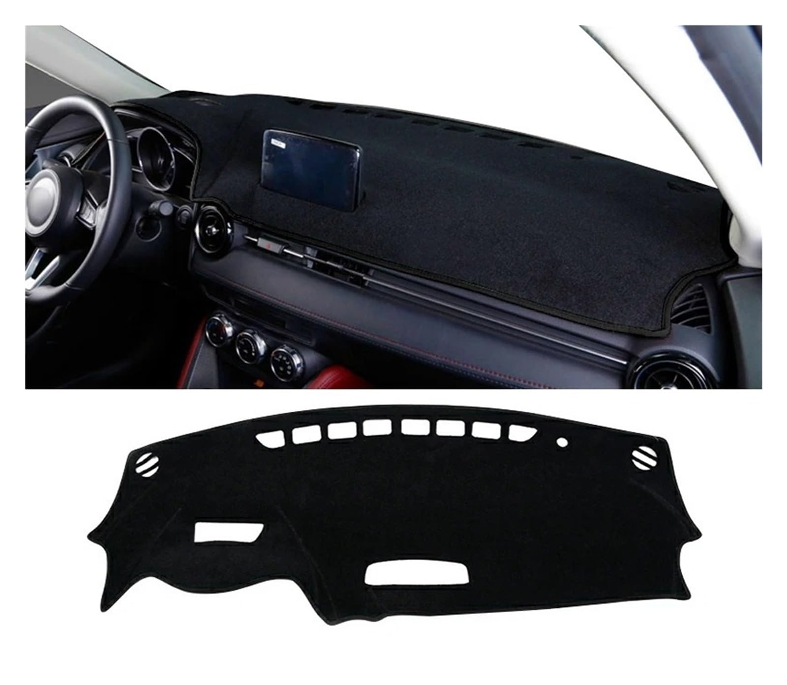 Armaturenbrett-Matte Für Mazda 2 DJ DL 2015 2016 2017 2018 2019 2020 2021 2022 2023 Auto Dashboard Abdeckung Sonnenschutz Matte Vermeiden Licht Pad Non-Slip Teppich Armaturenbrett Abdeckung(A LHD Blac Armaturenbrett-Matte Für Mazda 2 DJ DL 2015 2016 2017 2018 2019 2020 2021 2022 2023 Auto Dashboard Abdeckung Sonnenschutz Matte Vermeiden Licht Pad Non-Slip Teppich Armaturenbrett Abdeckung(A LHD Blac von ONETREND