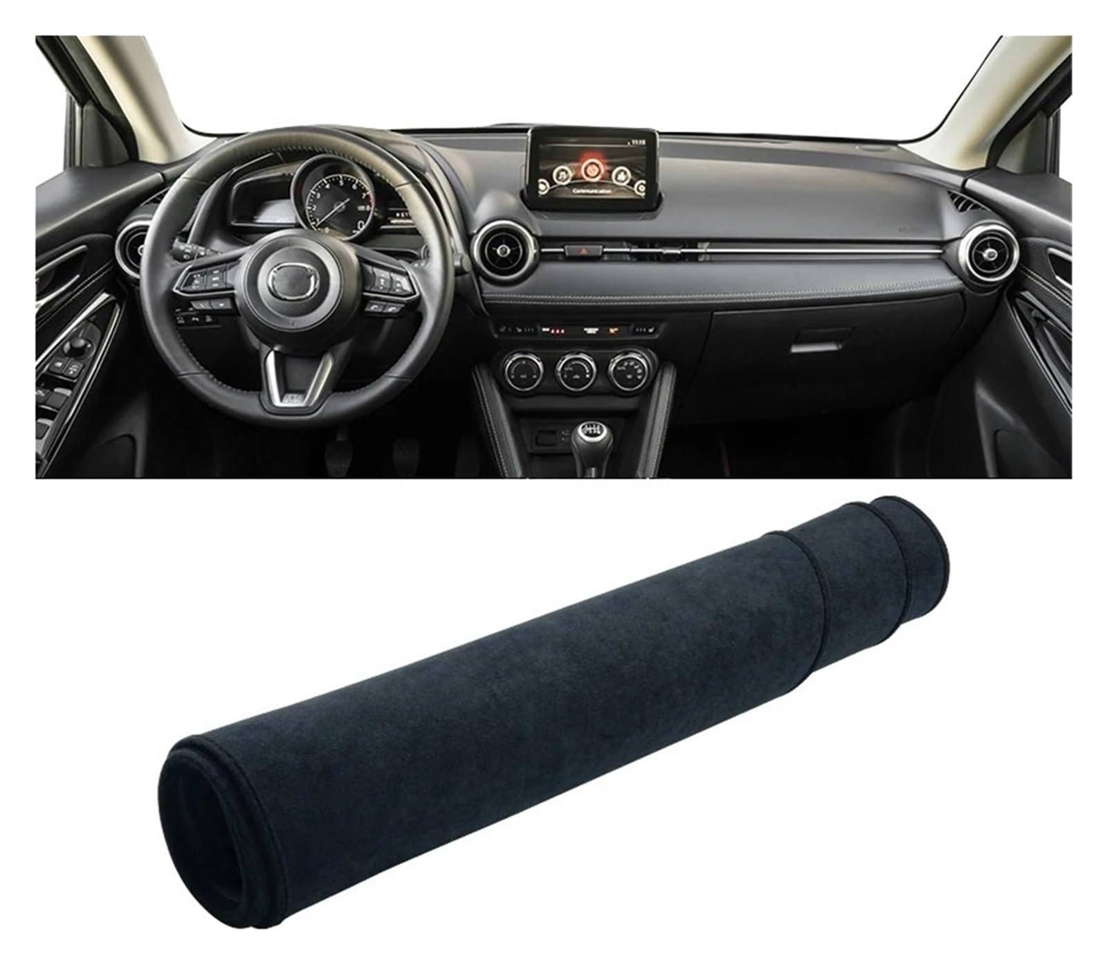Armaturenbrett-Matte Für Mazda 2 DJ DL 2015 2016 2017 2018 2019 2020 2021 2022 2023 Auto Dashboard Abdeckung Sonnenschutz Matte Vermeiden Licht Pad Non-Slip Teppich Armaturenbrett Abdeckung(B LHD Blac Armaturenbrett-Matte Für Mazda 2 DJ DL 2015 2016 2017 2018 2019 2020 2021 2022 2023 Auto Dashboard Abdeckung Sonnenschutz Matte Vermeiden Licht Pad Non-Slip Teppich Armaturenbrett Abdeckung(B LHD Blac von ONETREND