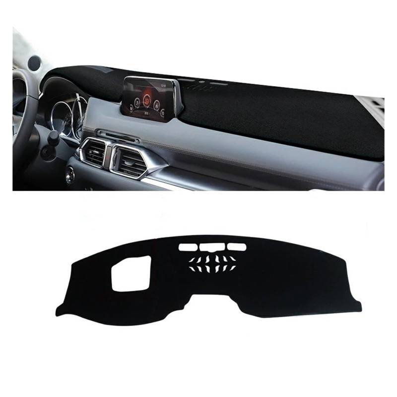 Armaturenbrett-Matte Für Mazda CX-8 CX8 CX 8 KG 2017 2018-2023 Auto Dashboard Abdeckung Vermeiden Licht Pad Sonnenschutz Matten Anti-UV-Teppiche Armaturenbrett Abdeckung(with HUD Black LHD) von ONETREND