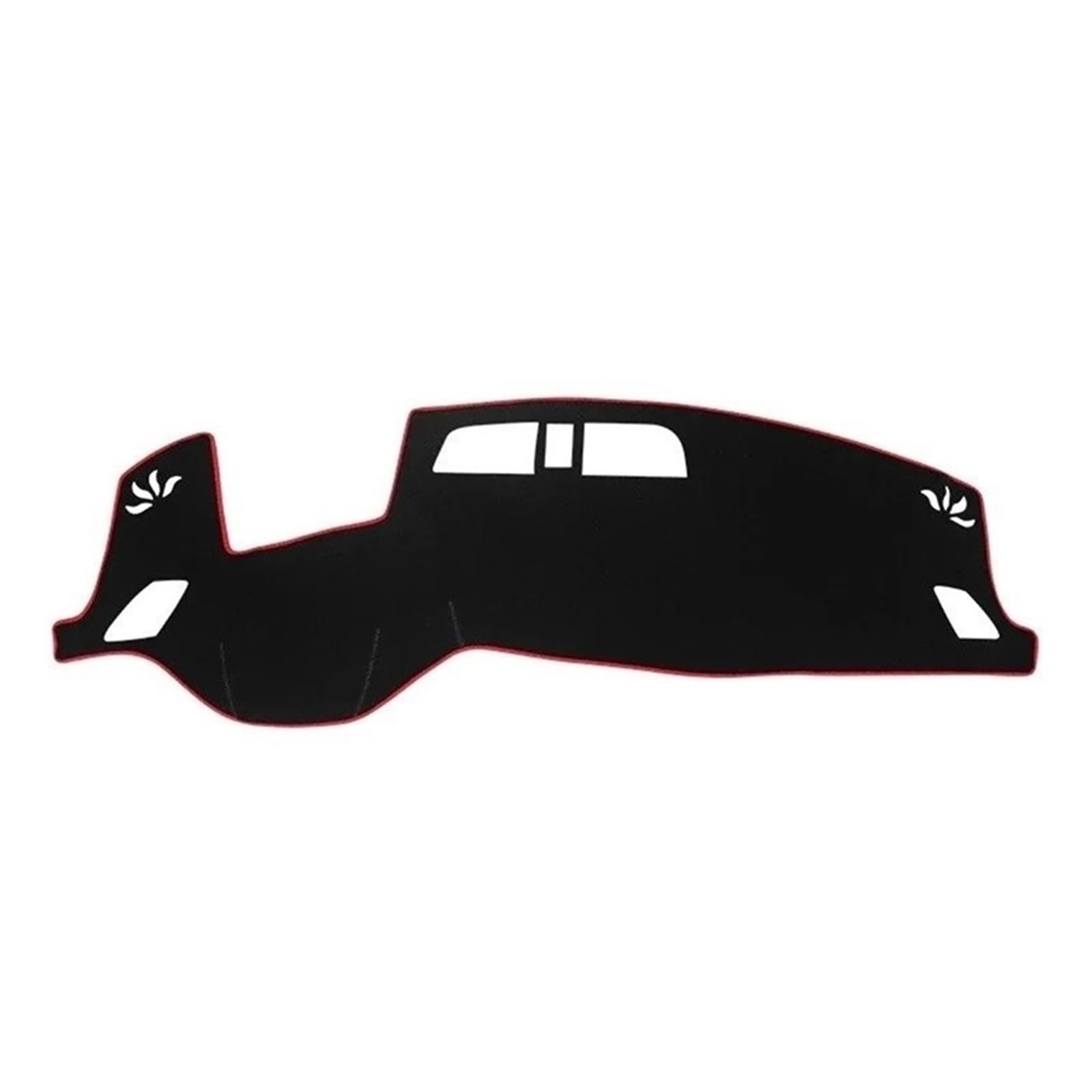 Armaturenbrett-Matte Für Mitsubishi Für Outlander IV 4 MK4 2022 2023 2024 Auto Dashboard Abdeckung Dash Matte Sonnenschutz Nicht-Slip Pad Innen Zubehör Armaturenbrett Abdeckung(A Style Red Side) von ONETREND