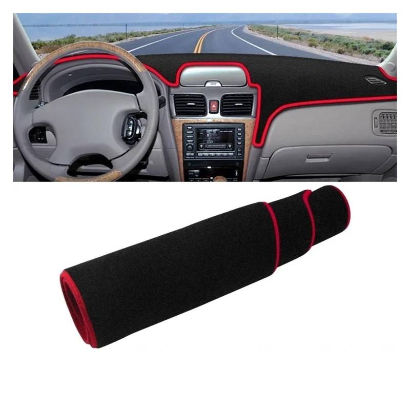 Armaturenbrett-Matte Für Nissan Für Sentra B15 2000 2001 2002 2003 2004 2005 2006 Auto Dashboard Abdeckung Dash Matte Sonnenschutz Nicht-Slip Pad Zubehör Armaturenbrett Abdeckung(LHD Red Side) von ONETREND