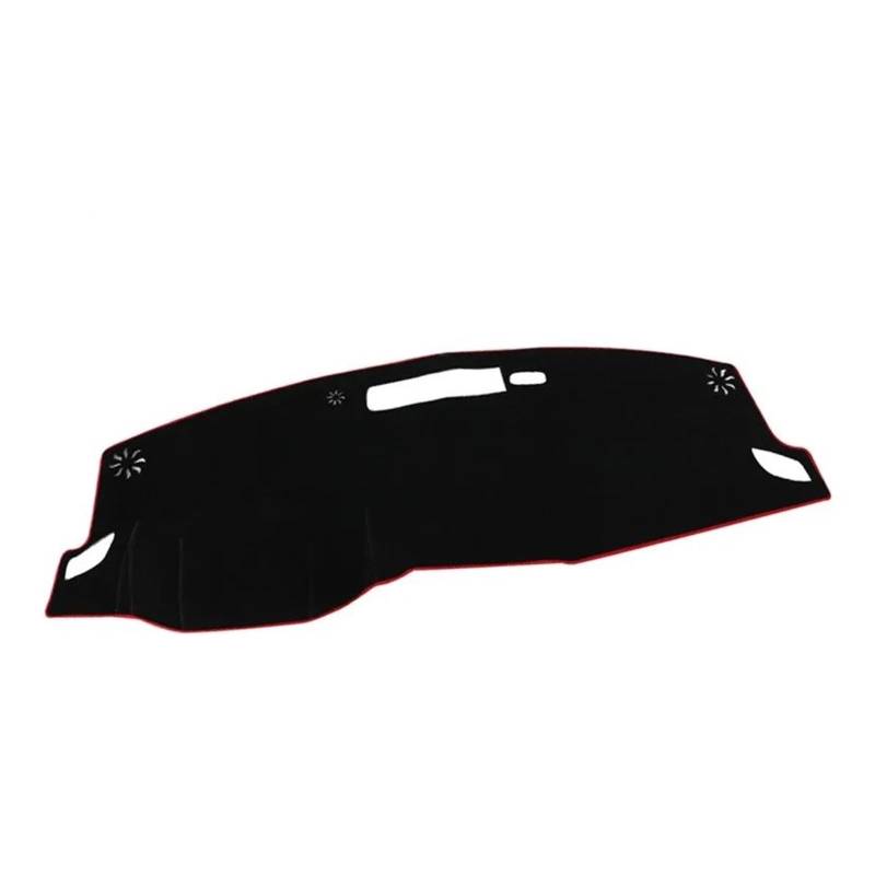 Armaturenbrett-Matte Für Nissan Für X-Trail T33 2021-2022 LHD Dashboard Abdeckung Matte Vermeiden Licht Pad Sonnenschutz Staubdicht Teppich Innen Zubehör Armaturenbrett Abdeckung(Red Thread) von ONETREND