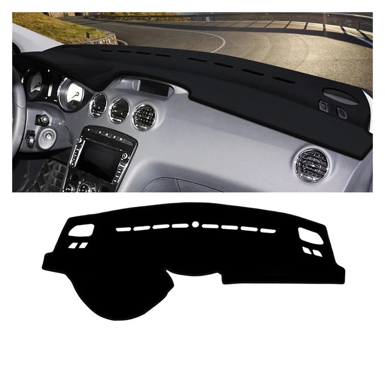 Armaturenbrett-Matte Für Peugeot 308 SW T7 308 Für GTI 2007 2008 2009 2010 2011 2012 2013 Auto Dashboard Abdeckung Matte Sonnenschutz Nicht-Slip Pad Zubehör Armaturenbrett Abdeckung(Black Side LHD) Armaturenbrett-Matte Für Peugeot 308 SW T7 308 Für GTI 2007 2008 2009 2010 2011 2012 2013 Auto Dashboard Abdeckung Matte Sonnenschutz Nicht-Slip Pad Zubehör Armaturenbrett Abdeckung(Black Side LHD) von ONETREND