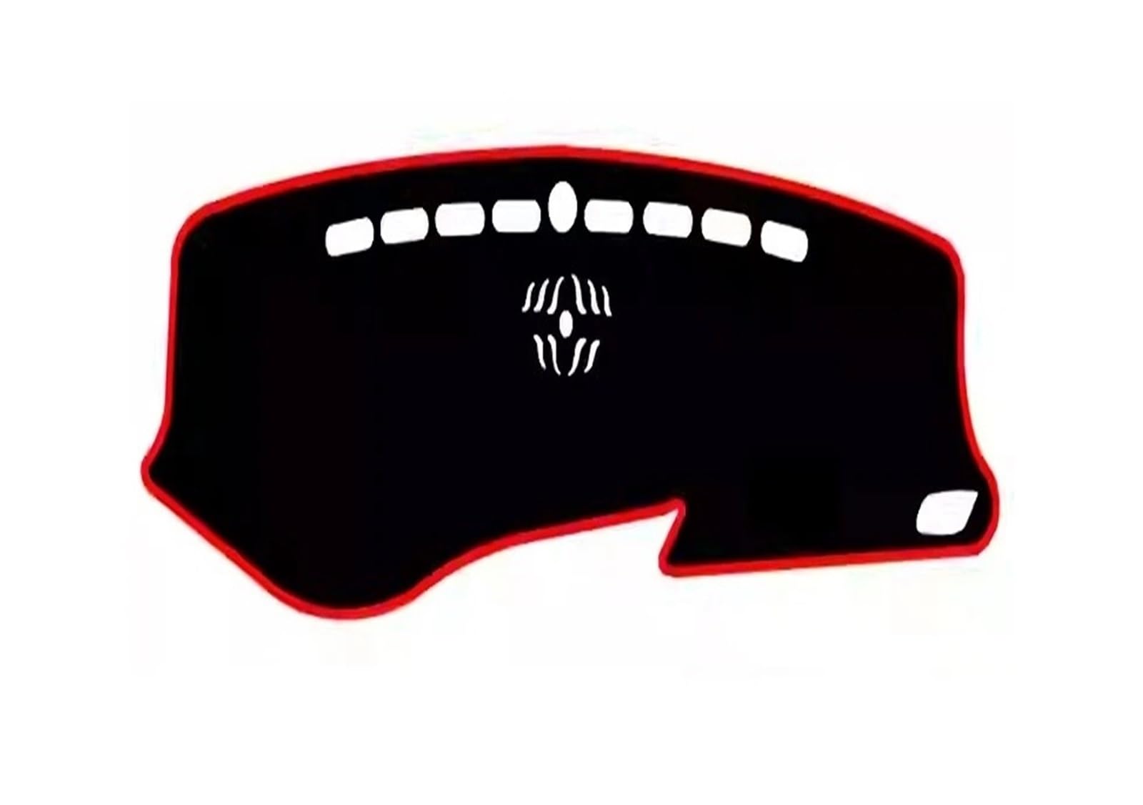 Armaturenbrett-Matte Für SWM G01 2018–2024 rutschfeste Silikon-Armaturenbrett-Abdeckung LHD Armaturenbrett-Matte Teppich-Kissen Sonnenschutz-Zubehör Armaturenbrett Abdeckung(Red Edge) von ONETREND