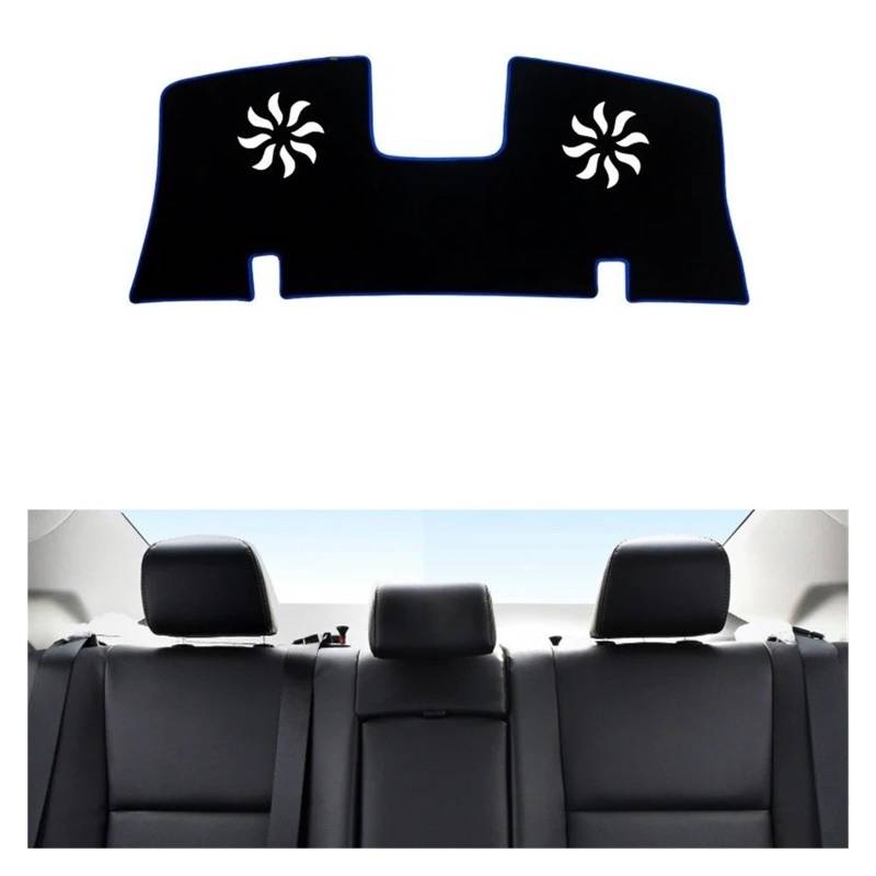 Armaturenbrett-Matte Für Toyota Für Corolla E160 E170 E180 2014-2018 Auto Dashboard Vermeiden Licht Pad Instrument Plattform Schreibtisch Abdeckung Matten Zubehör Armaturenbrett Abdeckung(Rear Red Sid von ONETREND