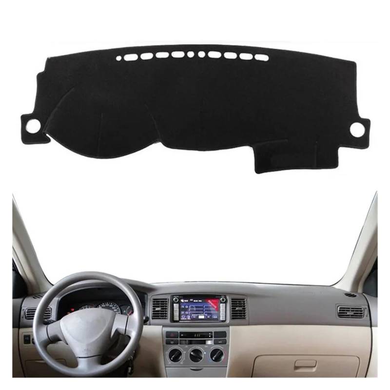 Armaturenbrett-Matte Für Toyota Für Corolla Für Altis Für Fielder E120 E130 2003-2006 Dashboard Abdeckung Matte Pad Dash Sonnenblende Schutz Teppich Armaturenbrett Abdeckung(Left Hand Drive) von ONETREND