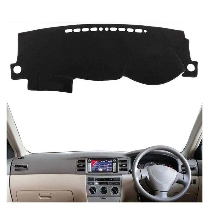 Armaturenbrett-Matte Für Toyota Für Corolla Für Altis Für Fielder E120 E130 2003-2006 Dashboard Abdeckung Matte Pad Dash Sonnenblende Schutz Teppich Armaturenbrett Abdeckung(Right Hand Drive) von ONETREND