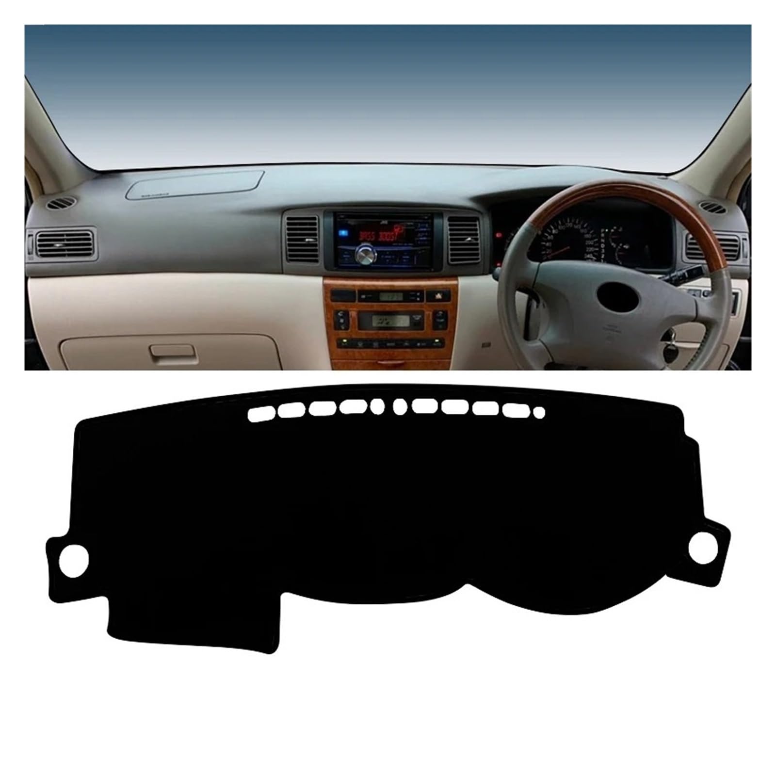 Armaturenbrett-Matte Für Toyota Für Corolla Für Altis Für Runx Für Allex 2002 2003 2004 2005 2006 2007 Auto Dashboard Abdeckung Dash Matte Sonnenschutz Pad Armaturenbrett Abdeckung(A RHD Black Side) Armaturenbrett-Matte Für Toyota Für Corolla Für Altis Für Runx Für Allex 2002 2003 2004 2005 2006 2007 Auto Dashboard Abdeckung Dash Matte Sonnenschutz Pad Armaturenbrett Abdeckung(A RHD Black Side) von ONETREND