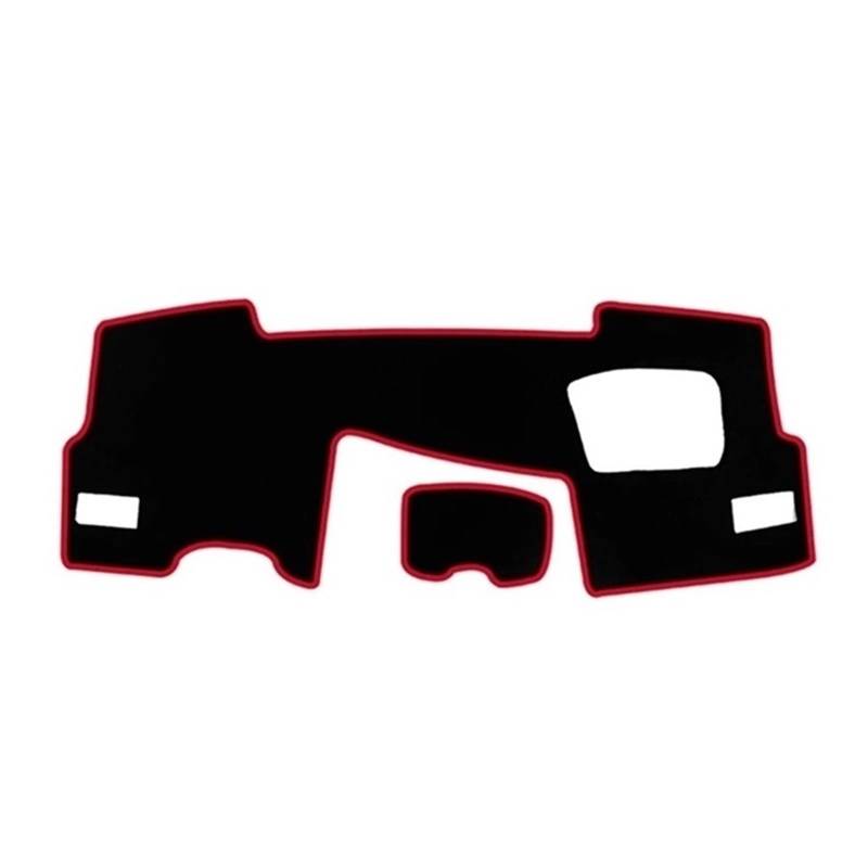 Armaturenbrett-Matte Für Toyota Für Für Vios 2002 2003 2004 2005 2006 2007 Auto Dashboard Abdeckung Sonnenschutz Vermeiden Licht Matte Instrument Panel Teppiche Armaturenbrett Abdeckung(A Red Side LHD von ONETREND