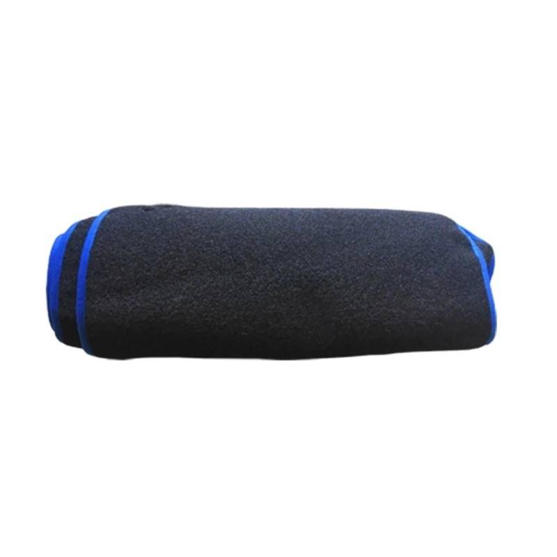 Armaturenbrett-Matte Für VW ID.3 ID3 2019–2023 Mit HUD Flanell Wildleder Polyester Auto-Armaturenbrett-Abdeckung Dash-Matte Teppichschutz Armaturenbrett Abdeckung(Polyester Blue,Right Drive with HUD) von ONETREND