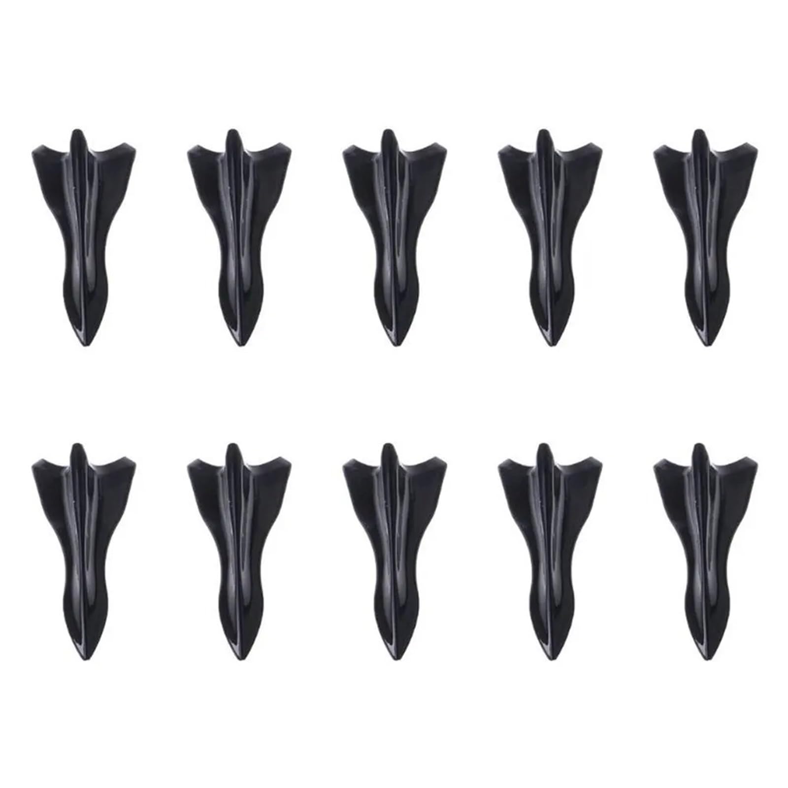 Auto Heckspoiler 10 Stück Universal PU Heckspoilerflügelsatz Für Haifischflossen Autodachspoiler Stoßstangenspoiler Haifischflossen-Diffusor Vortex-Generator Kofferraum Spoiler Flügel(10pcs Black) Auto Heckspoiler 10 Stück Universal PU Heckspoilerflügelsatz Für Haifischflossen Autodachspoiler Stoßstangenspoiler Haifischflossen-Diffusor Vortex-Generator Kofferraum Spoiler Flügel(10pcs Black) von ONETREND