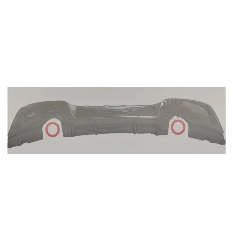 Auto Heckspoiler Für 1er F20 F21 Für Sport 118i 120i 125i M135i M140i 2011-2014 Mit Leichtem Heckstoßstangen-Diffusor Lip Dual Splitter Spoiler Kofferraum Spoiler Flügel(2 Single Out Carbon) von ONETREND
