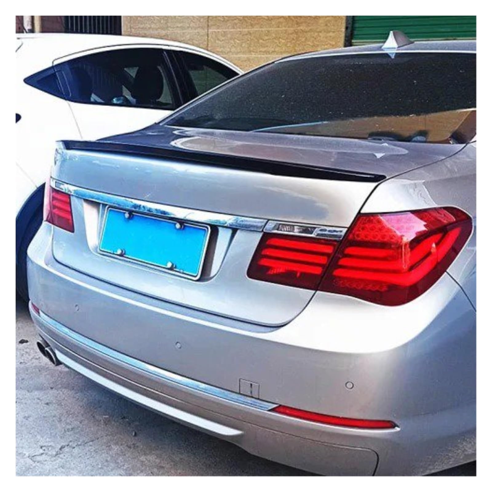 Auto Heckspoiler Für 7er F01 F02 740i 750i 2008-2014 Für ABS-Kunststoff Schwarz Carbon Heckklappe Autoflügel Ducktail Lip Spoiler Zubehör Kofferraum Spoiler Flügel(Glossy Black) von ONETREND