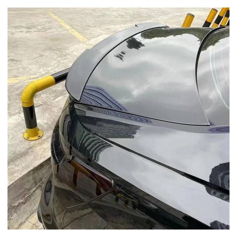 Auto Heckspoiler Für A6 Für C8 2019-2023 Spoiler ABS-Material Kofferraumlippe Flügel Spoiler Für A6 Zubehör Spezielle Dekoration Kofferraum Spoiler Flügel(Carbon Fiber Look) von ONETREND