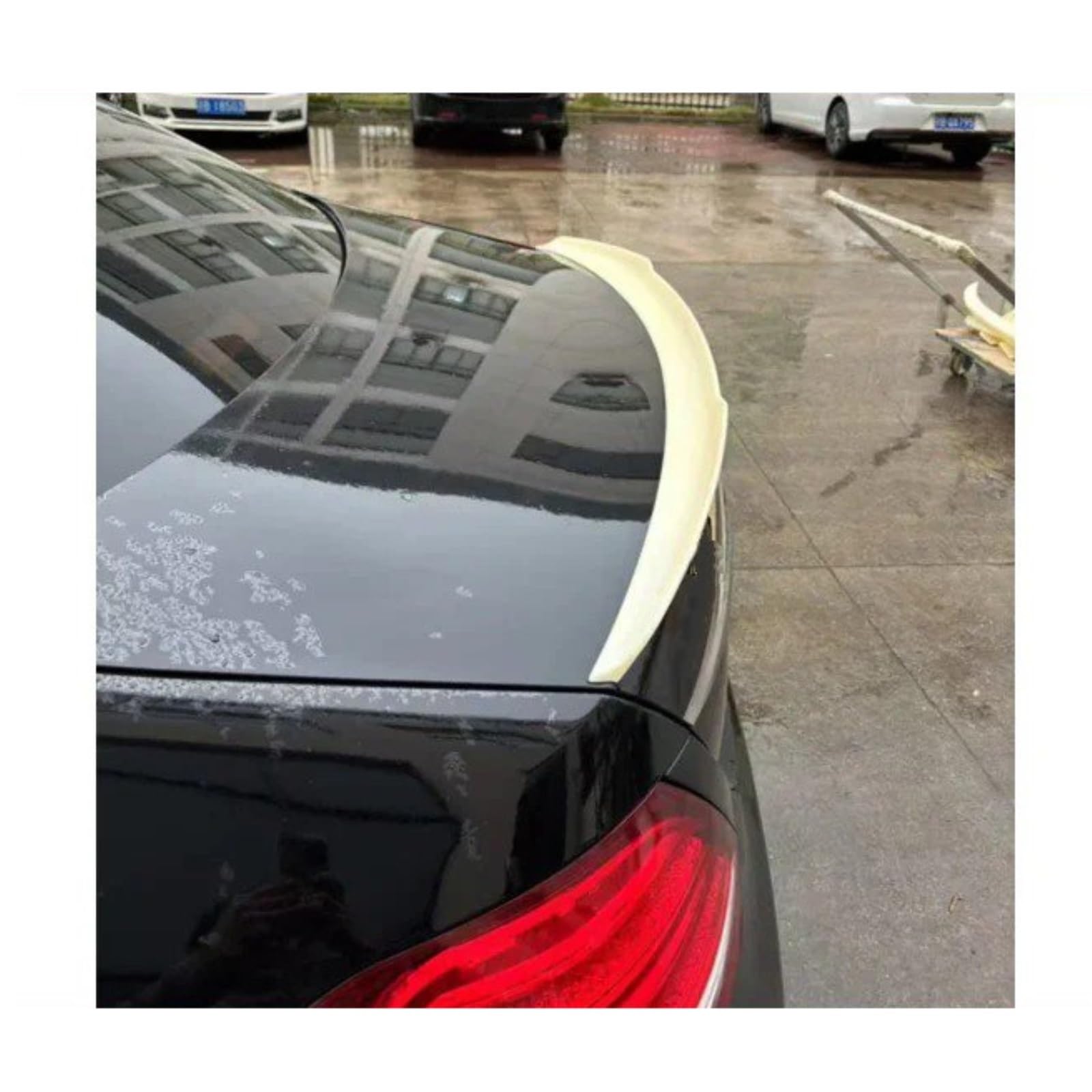 Auto Heckspoiler Für Benz E-Klasse W213 E200 E260 E300 E63S 2016-2022 4-türiger Kofferraumdeckel Boot Ducktail Spoiler Wings Autozubehör Kofferraum Spoiler Flügel(Unpainted) von ONETREND