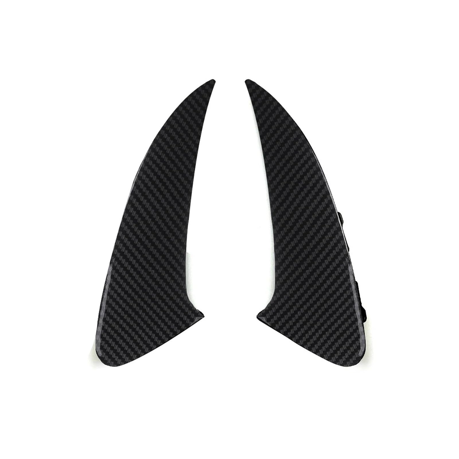 Auto Heckspoiler Für Benz Für CLA-Klasse Sport C118 Für CLA200 Für CLA220 Für CLA250 Für CLA45 Für AMG 2020+ 2X Auto Heckspoiler Seitenflügel Canard Kofferraum Spoiler Flügel(Carbon Look) von ONETREND