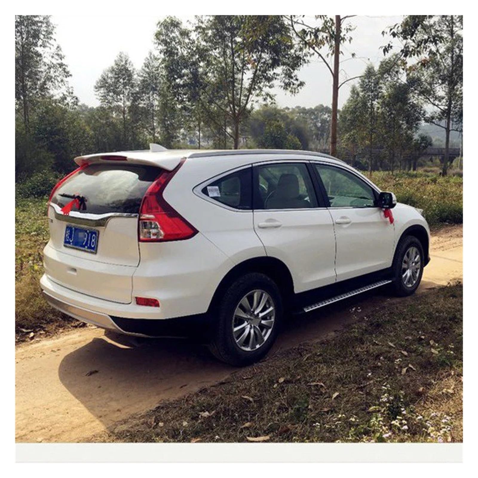 Auto Heckspoiler Für CRV Spoiler 2012 2013 2014 2015 Auto Heckflügel Dekoration Für ABS Kunststoff Unlackiert Primer Heckspoiler Kofferraum Spoiler Flügel(ABS Unpainted) von ONETREND