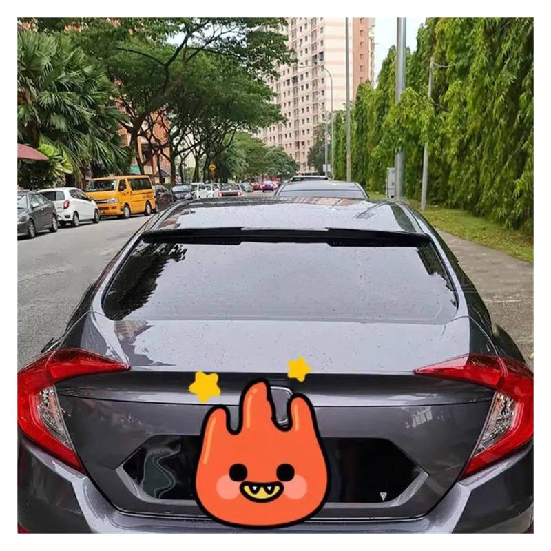 Auto Heckspoiler Für Civic 10. Generation 2016 2017 2018 2019–2022 Heckscheibe Dachspoiler Flügel Kofferraumdeckel Abdeckung Body Kit Autozubehör Kofferraum Spoiler Flügel von ONETREND