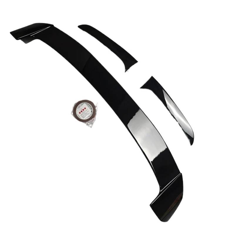 Auto Heckspoiler Für F20 116d 118i 120i 120d 125i 125d M135i M140i 2011-2019 Hinten Dach Spoiler & Hinten Seite Splitter Heckspoiler Flügel Kofferraum Spoiler Flügel(Gloss Black Set) von ONETREND
