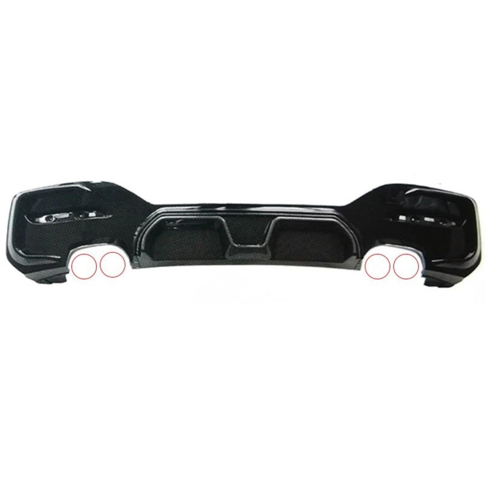 Auto Heckspoiler Für F20 F21 Fließheck 118i 120i 125i M135i M140i 2012-2019 (Nur Für Sport) Schwarz Carbon Heckstoßstange Cupspoiler Diffusorlippe Kofferraum Spoiler Flügel(15-19 CS Carbon 22) von ONETREND
