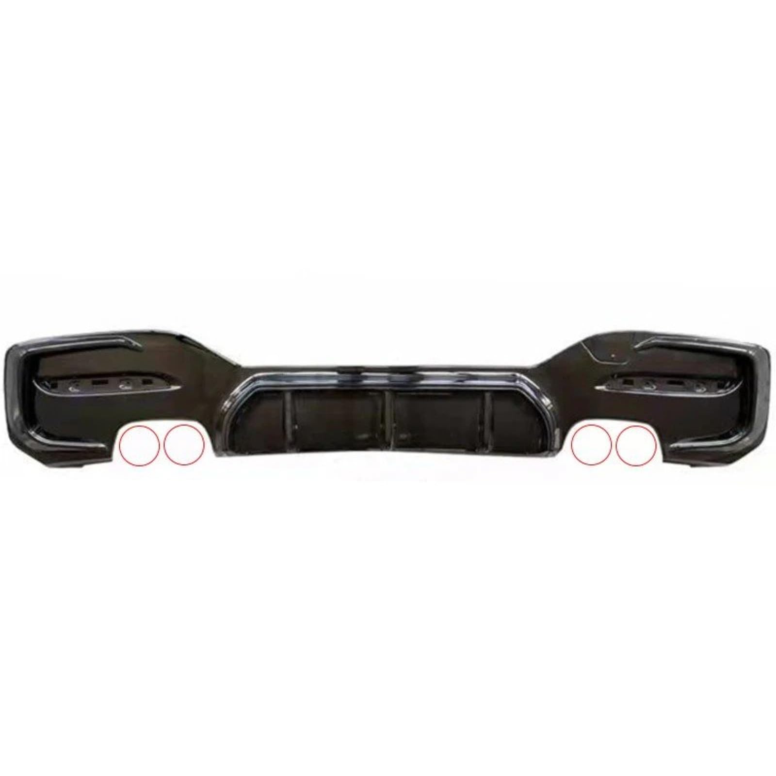 Auto Heckspoiler Für F20 F21 Fließheck 118i 120i 125i M135i M140i 2012-2019 (Nur Für Sport) Schwarz Carbon Heckstoßstange Cupspoiler Diffusorlippe Kofferraum Spoiler Flügel(15-19 MP Black 22) von ONETREND