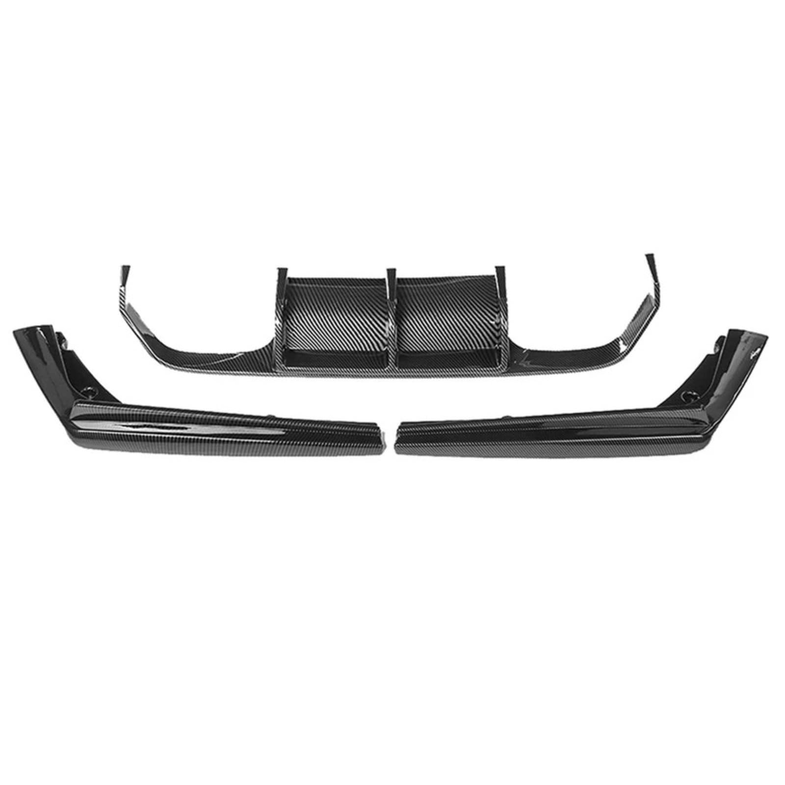 Auto Heckspoiler Für F80 Für M3 F82 Für M4 2015-2020 3X Auto Heckstoßstange Lip Diffusor Spoiler Seitensplitter Schürze Klappen Chassis Spoiler Deflektor Kofferraum Spoiler Flügel(Carbon Fiber Look) Auto Heckspoiler Für F80 Für M3 F82 Für M4 2015-2020 3X Auto Heckstoßstange Lip Diffusor Spoiler Seitensplitter Schürze Klappen Chassis Spoiler Deflektor Kofferraum Spoiler Flügel(Carbon Fiber Look) von ONETREND
