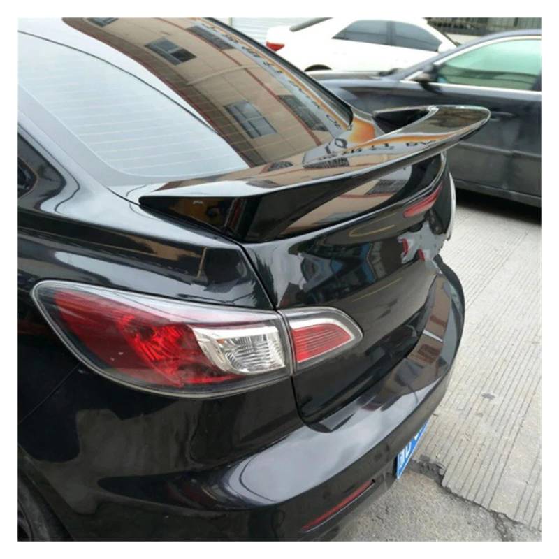 Auto Heckspoiler Für Mazda 3 Spoiler 2011 2012 2013 4 Türen Heckflügel Dekoration Für ABS-Kunststoff Unlackiert Primer Heckspoiler Kofferraum Spoiler Flügel(ABS Unpainted) von ONETREND