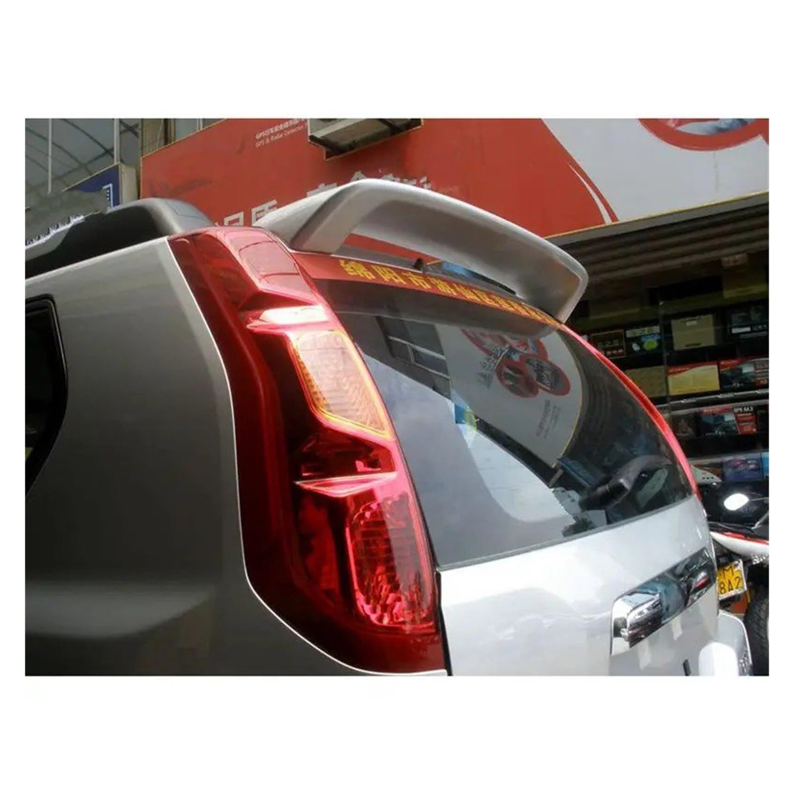 Auto Heckspoiler Für Nissan Für X-Trail 2008-2013 Für X-Trail Spoiler Für ABS Material Auto Hinten Flügel Primer Farbe Spoiler Kofferraum Spoiler Flügel(Glossy Black) von ONETREND