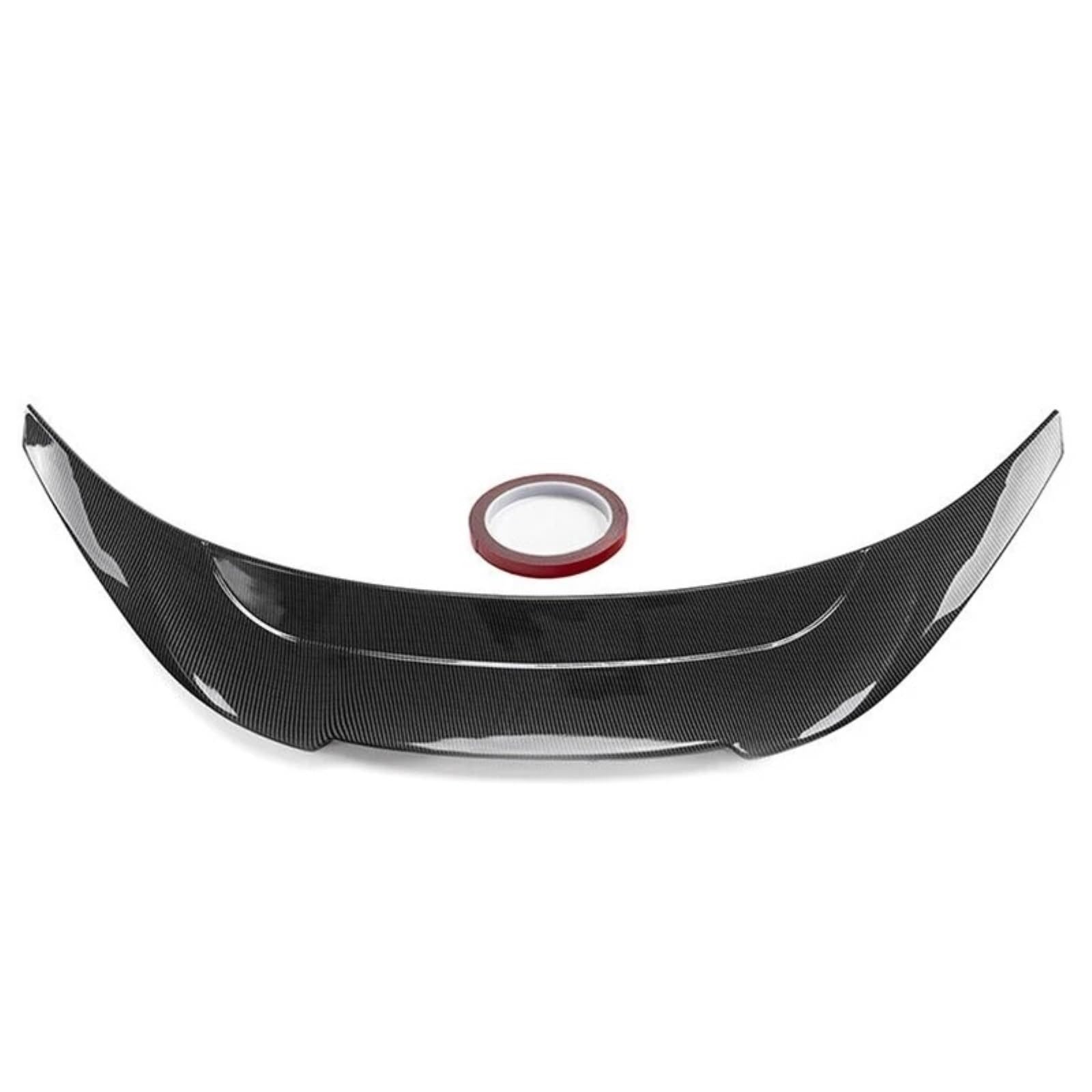 Auto Heckspoiler Für Subaru Für BRZ Für TOYOTA GR 86 2022 2023 V-Spoiler Carbon Fiber Pattern Trunk GT Spoiler Wing Auto Heckklappe Lip Body Kit Zubehör Kofferraum Spoiler Flügel(Carbon fiber pattern) von ONETREND